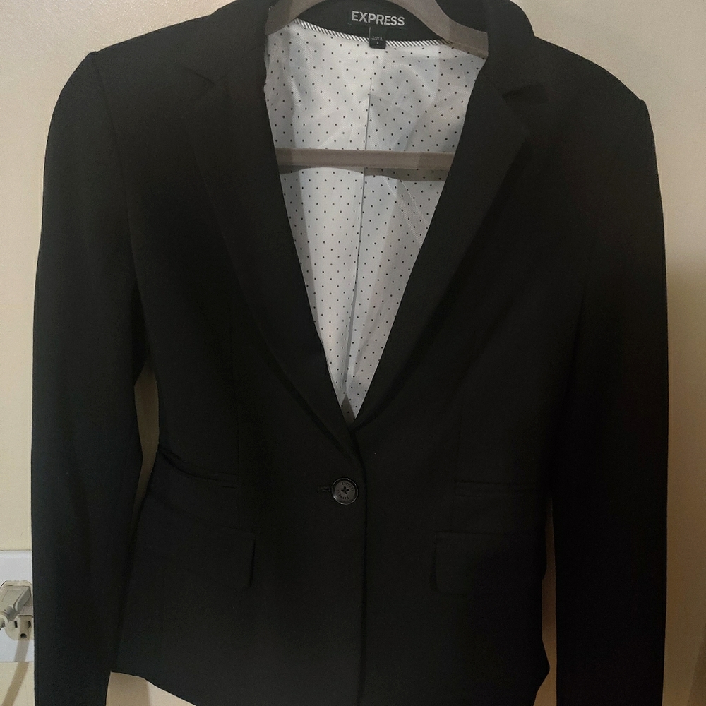 Express Black Blazer (US Size 2)